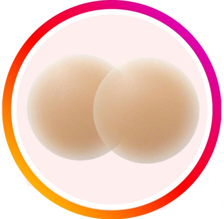 Brelese Women's Silicone Nipple Covers, Invisible, Reusable Nipple  Pasties, Hypoallergenic Adhesives Nipple Stickers for Erotic Clothing